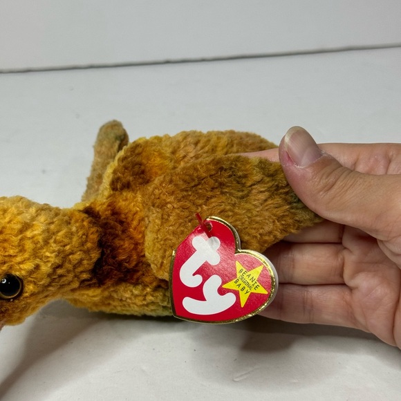 Ty Beanie Babies Collection Beak The Kiwi Bird Plush 1998 - Picture 6 of 7